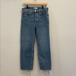 Redone High Rise Stove Pipe Jeans Sz 28